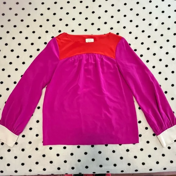 Kate Spade Silk Blouse Size 4 - Picture 2 of 8